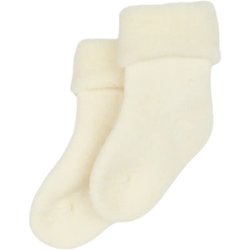 Minipop® Off White Minipop Uld Baby Strømpe 1