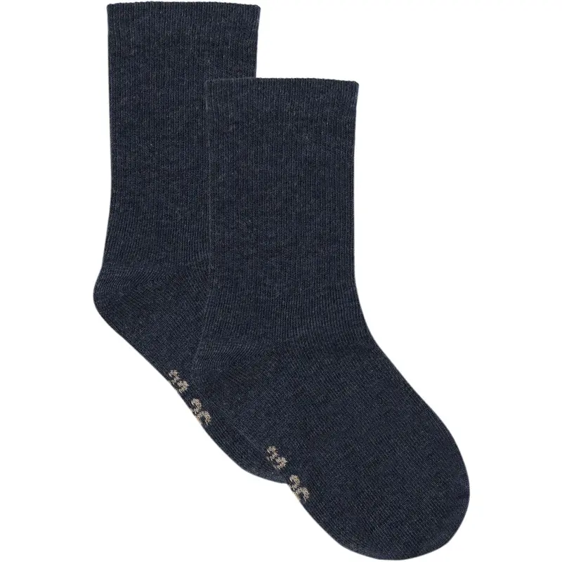 Minymo Blue Nights Melange Perfect Basic Strømper (2-Pack) 1
