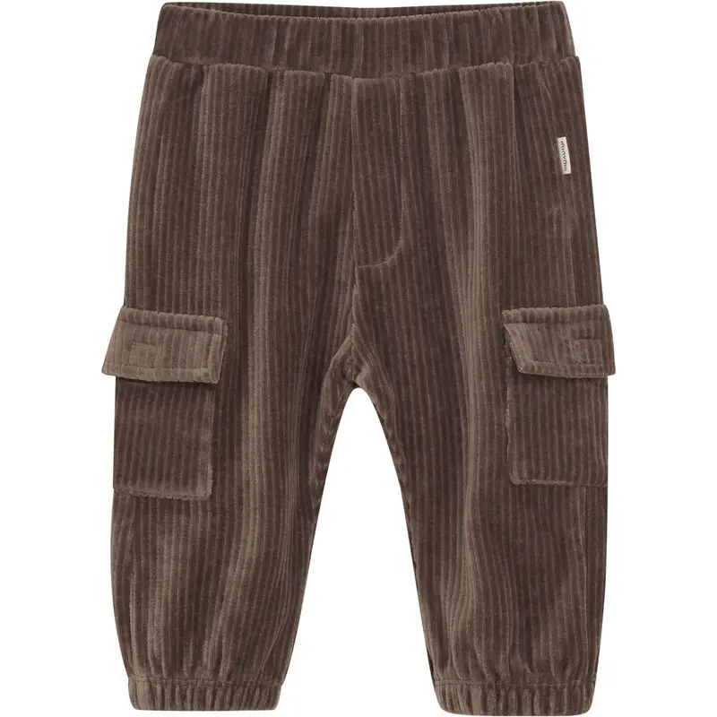 Minymo Chocolate Chip Bukser Velour 1