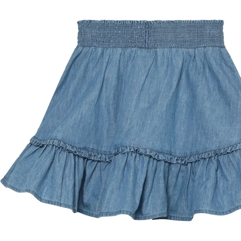 Minymo Faded Denim Nederdel Chambray 2