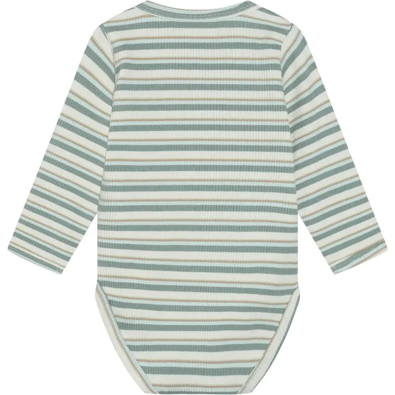 Minymo Lily Pad Body Ls Y/D Rib 3