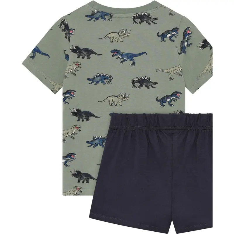 Minymo Lily Pad T-Shirt+Short Sæt Aop 2