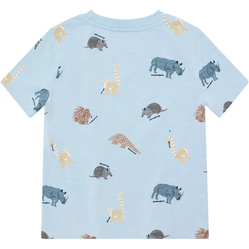 Minymo Niagara Mist T-Shirt Ss Aop 3