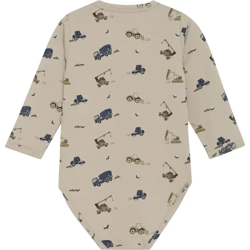 Minymo Oxford Tan Body Ls Aop Sweat 3