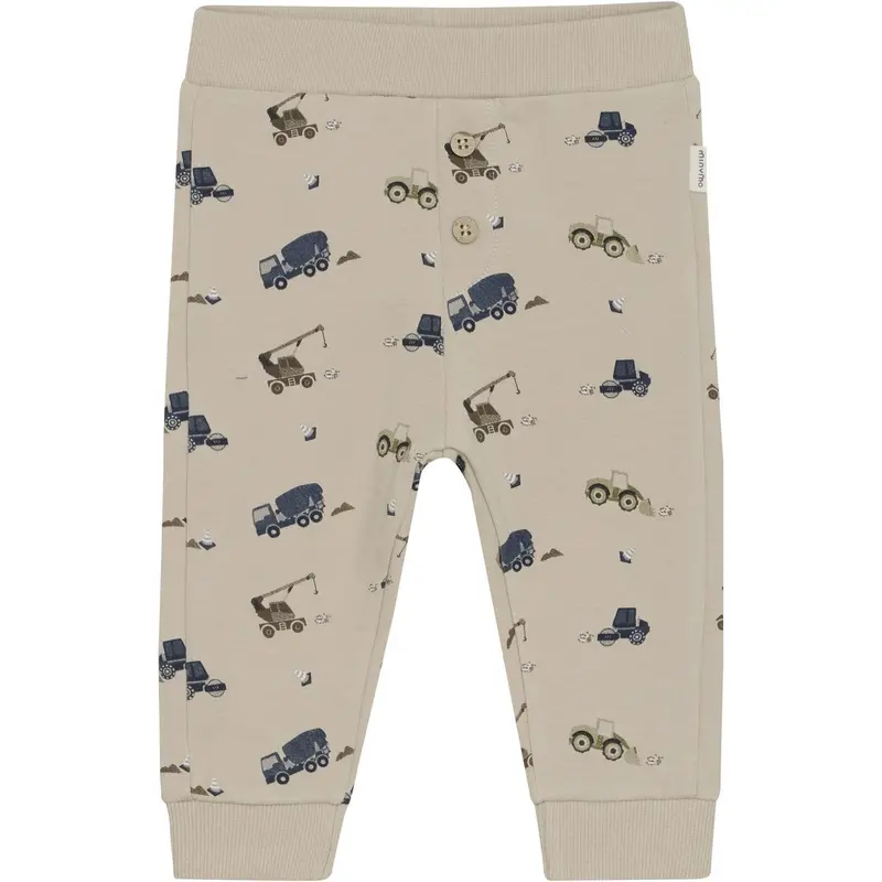 Minymo Oxford Tan Bukser Aop Sweat 1