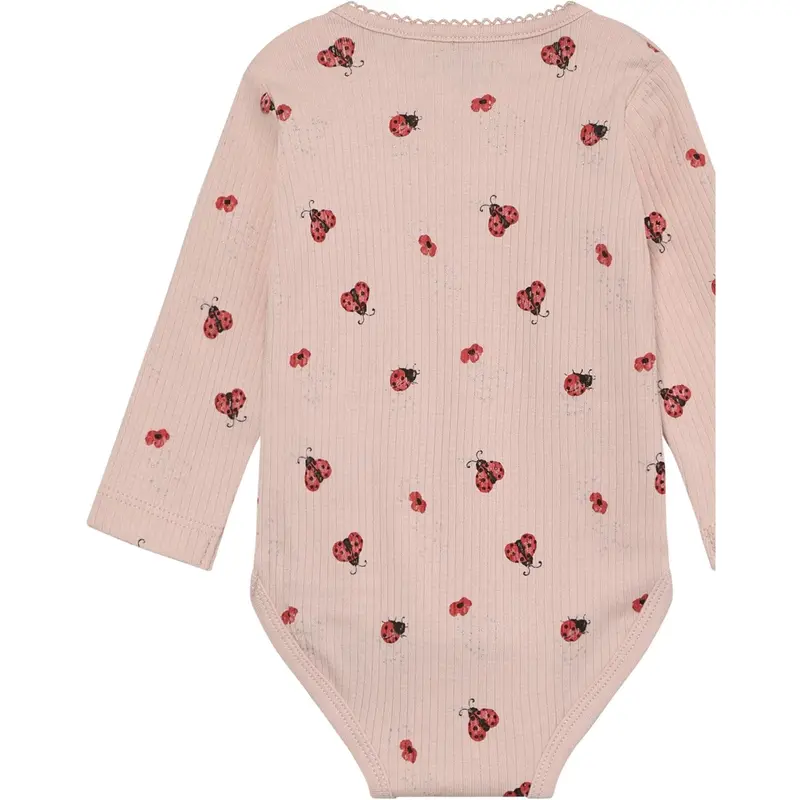 Minymo Peach Whip Body Ls Aop Rib 2