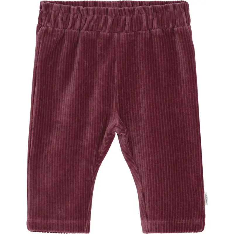 Minymo Rose Brown Bukser Velour 1