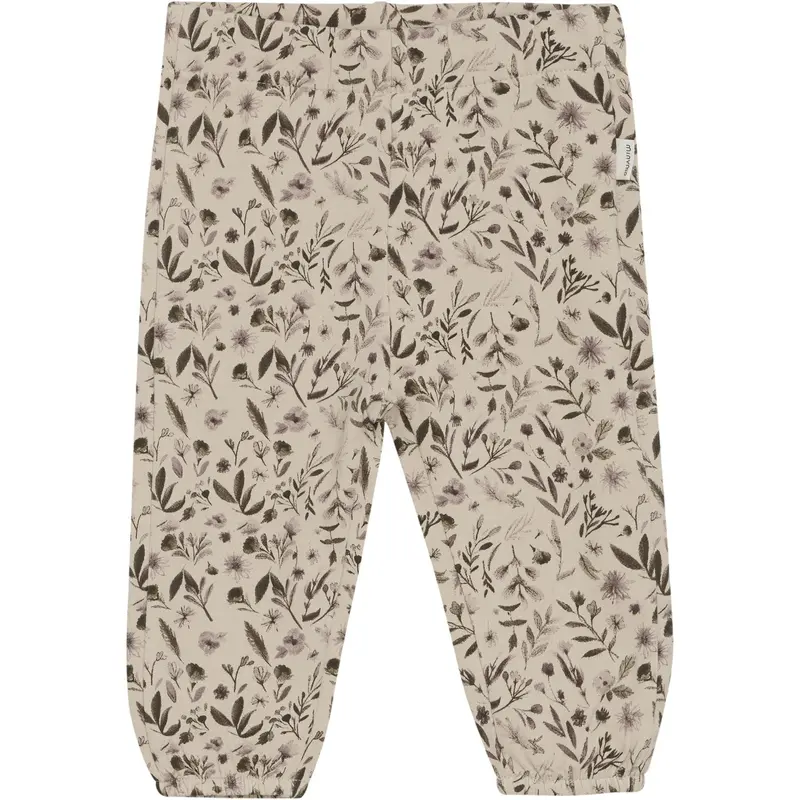 Minymo Smoke Gray Bukser Aop Sweat 1