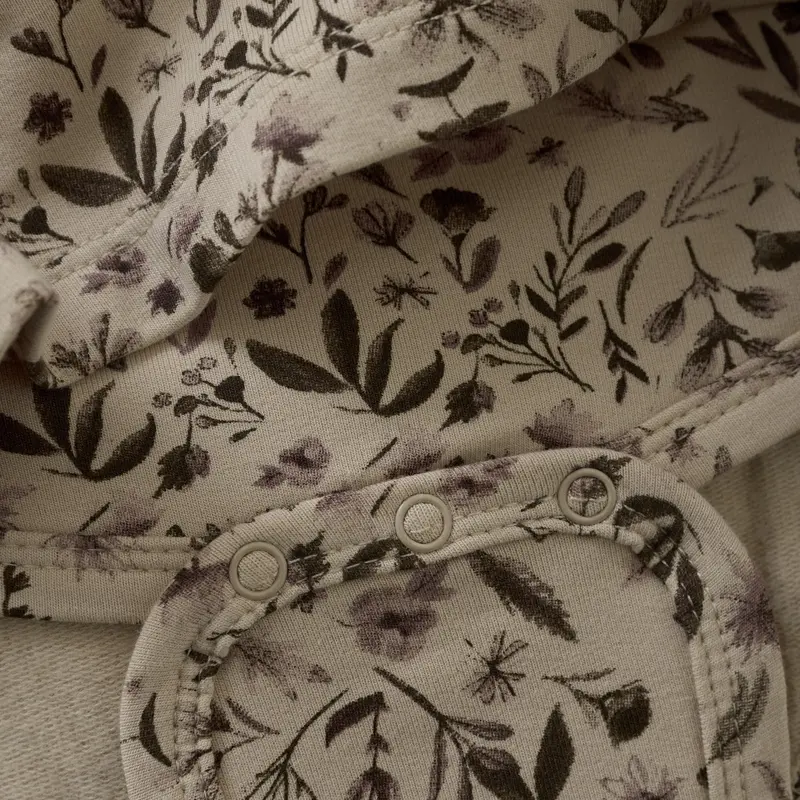 Minymo Smoke Gray Kjole Ls Aop Sweat 2