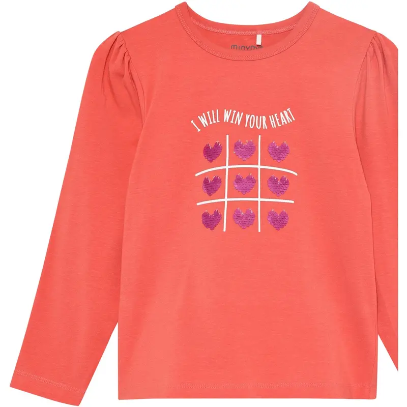 Minymo Spiced Coral T-Shirt Ls 3