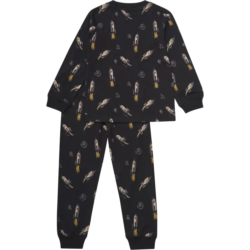 Minymo Tap Shoe Pyjamas Ls Sæt Aop 2