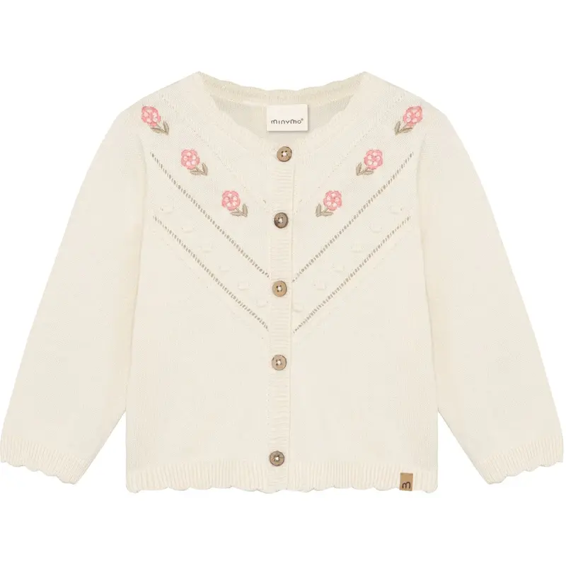 Minymo Vanilla Ice Cardigan Strik 1