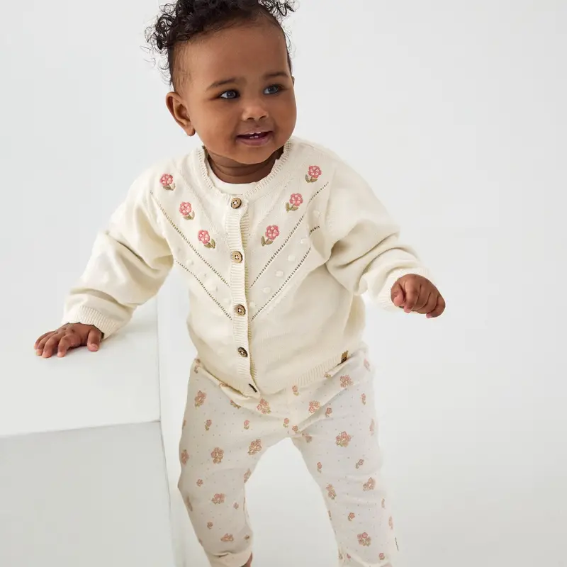Minymo Vanilla Ice Cardigan Strik 2