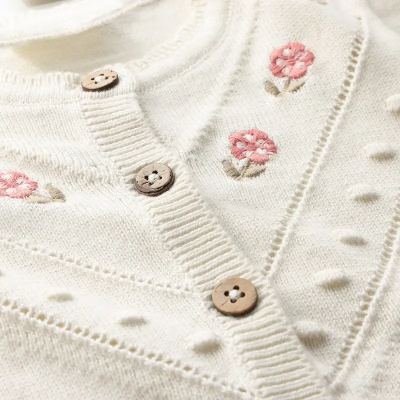 Minymo Vanilla Ice Cardigan Strik 3