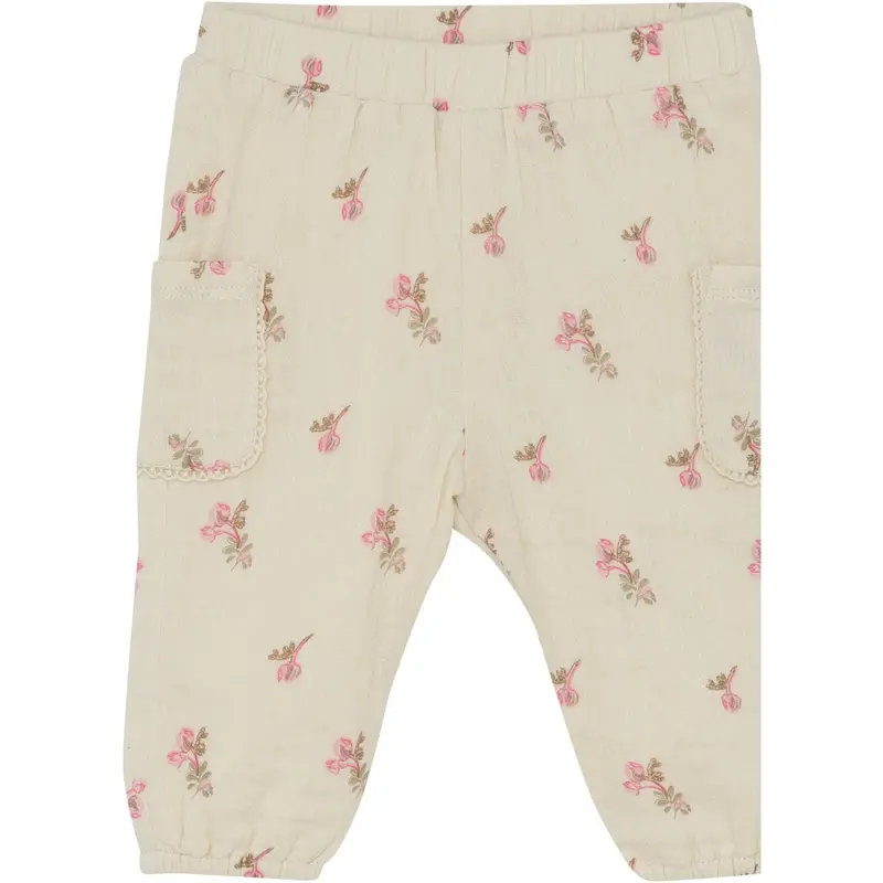 Minymo White Swan Bukser Aop 1