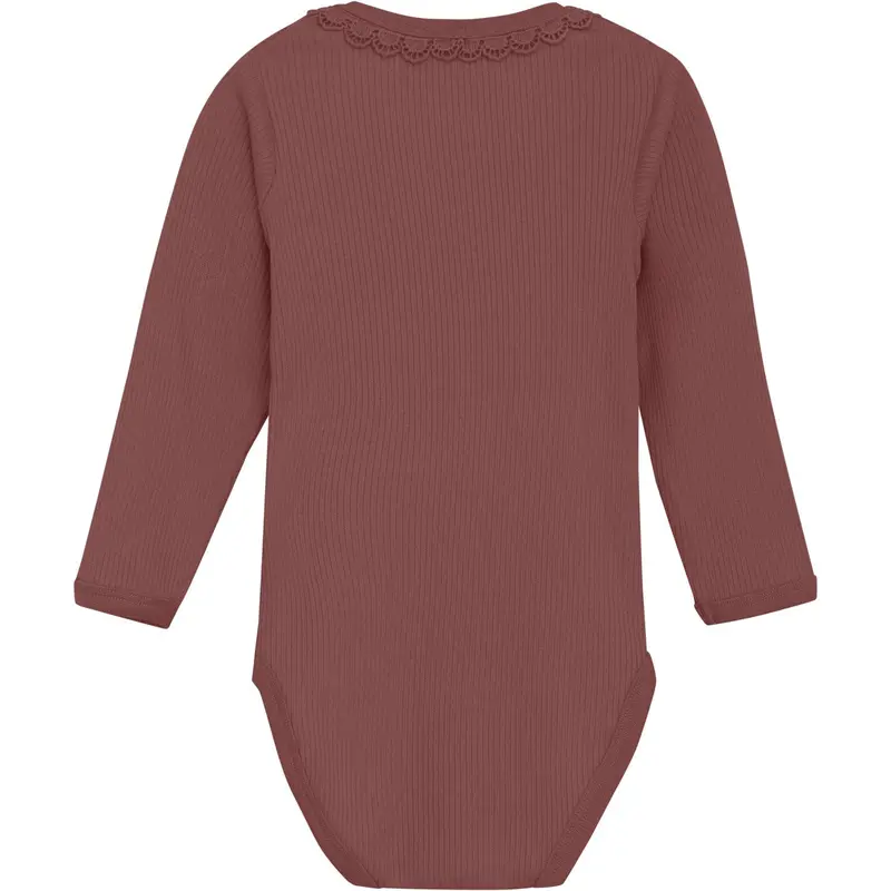 Minymo Withered Rose Body Ls Rib 2