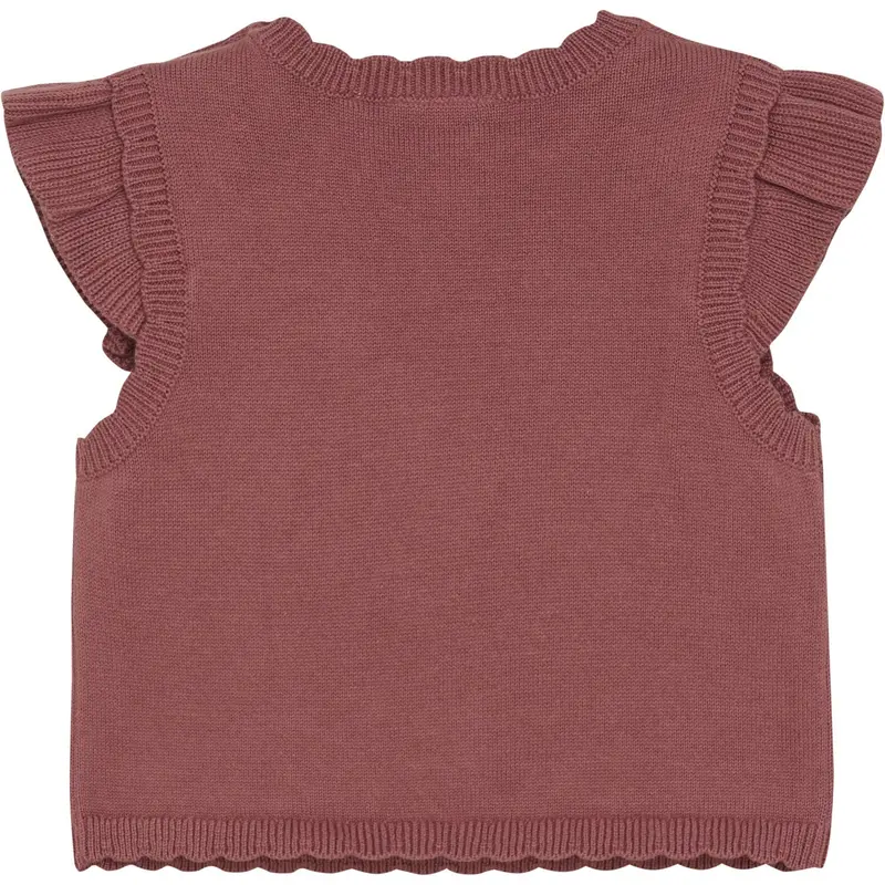 Minymo Withered Rose Vest Strik 2