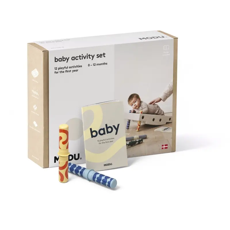Modu Baby Motoriksæt Sand Grey / Honey Yellow 1