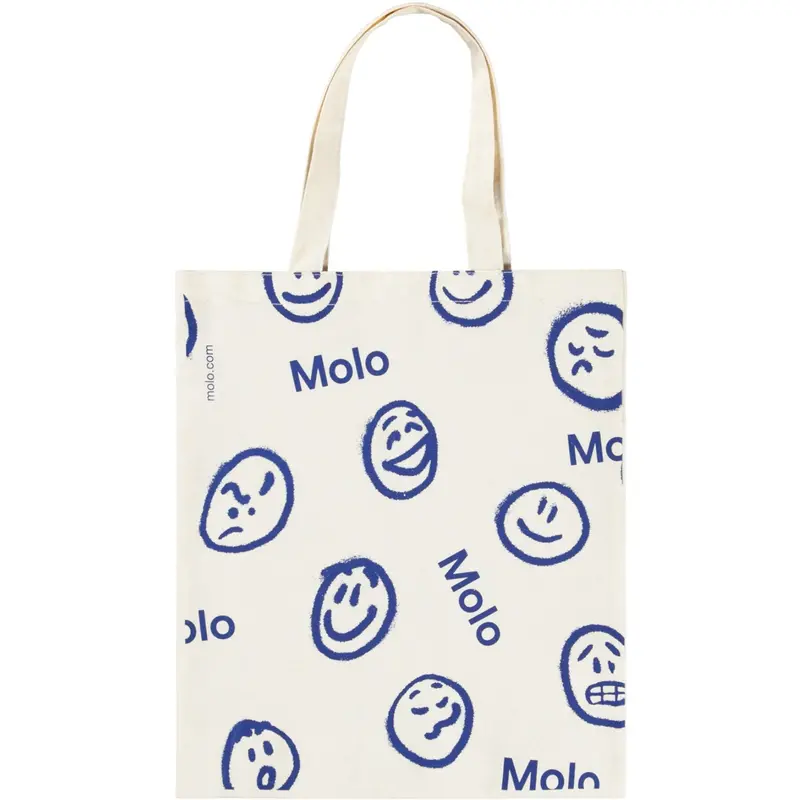 Molo Blue Smile Shopping Taske 1
