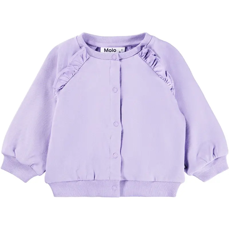 Molo Faded Purple Daphne Sweat Cardigan 1
