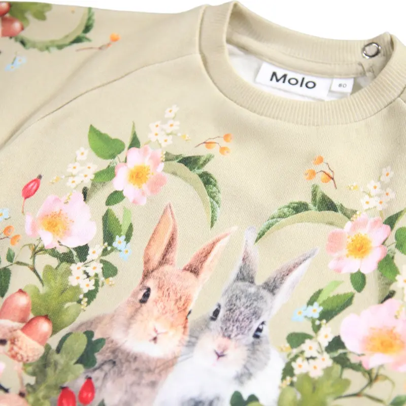 Molo Forest Bunny Disc Sweatshirt 3