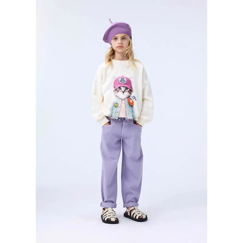 Molo Kitty Miauu Maxi Sweatshirt 2