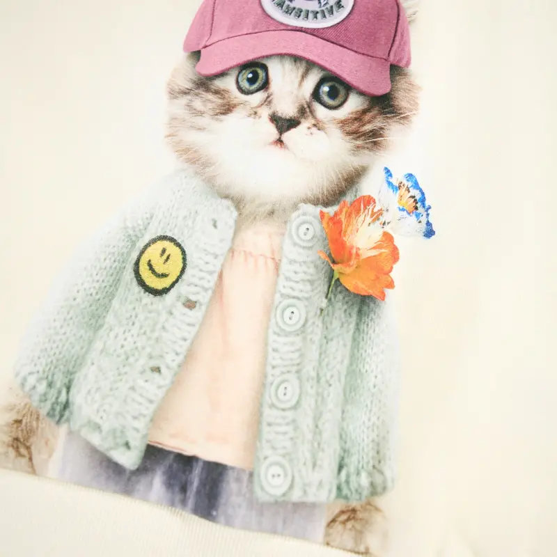 Molo Kitty Miauu Maxi Sweatshirt 3