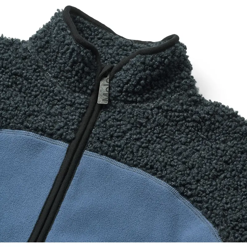 Molo Night Navy Ulani Fleece Jakke 2