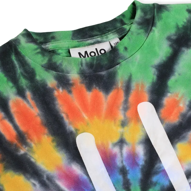 Molo Smile Tie Dye Roxo T-Shirt 2