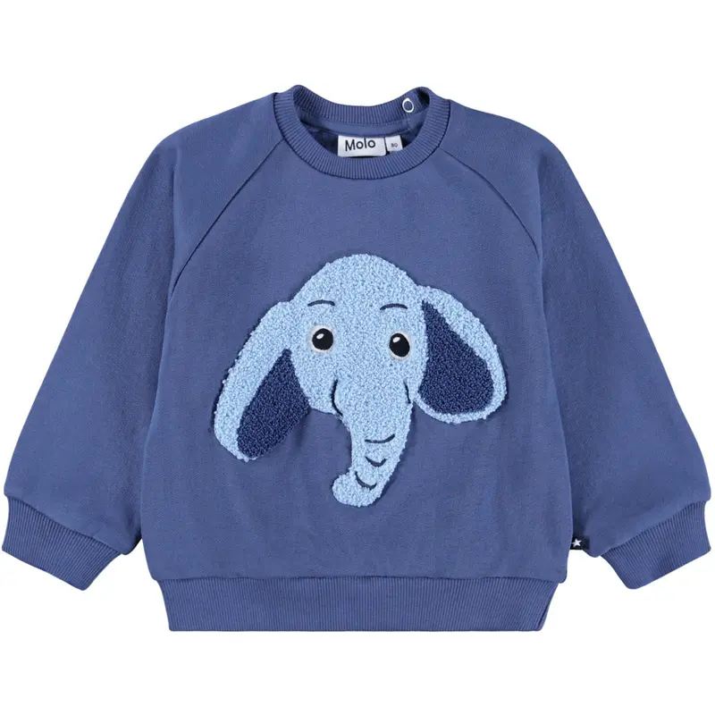 Molo Toy Elephant Disc Sweatshirt 1