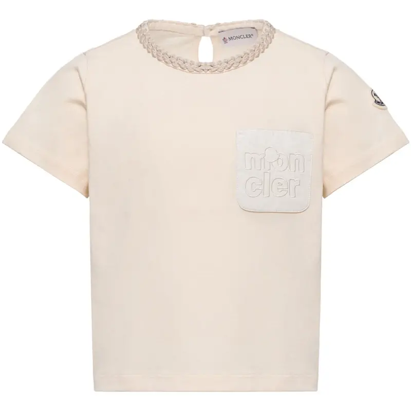 Moncler Cream Ss T-Shirt 1