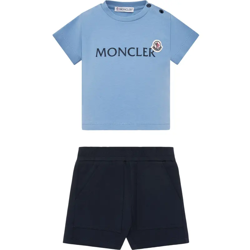 Moncler Dark Blue Shorts Sæt 1