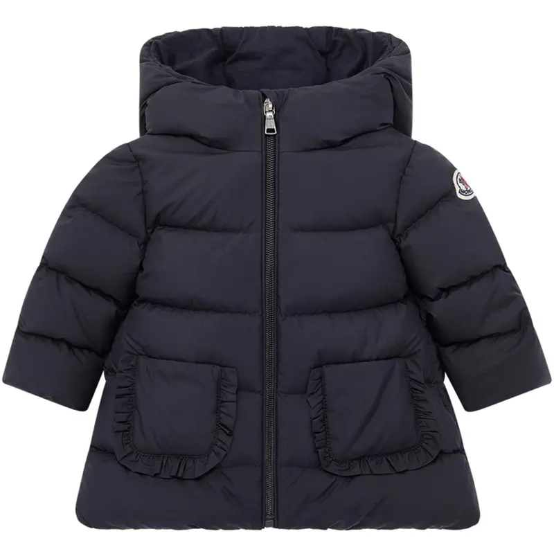 Moncler Navy Molan Long Parka Jakke 1