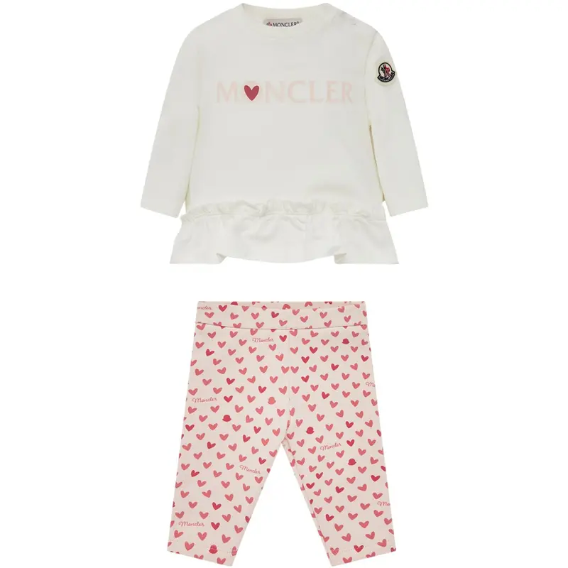 Moncler Open White Knitwear Clothing Ensemble Sæt 1