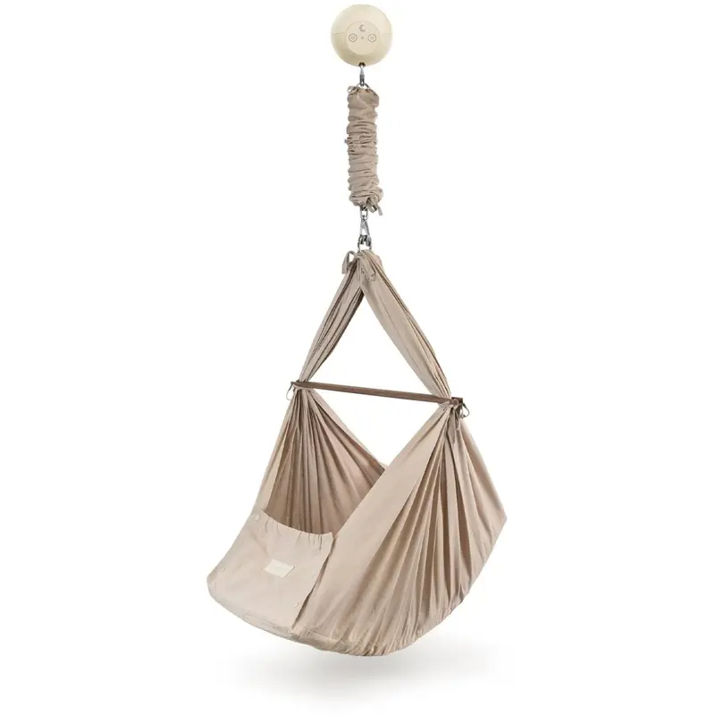 Moonboon Earth Slyngevugge Med Motor Essential Bundle - Warm Sand 1