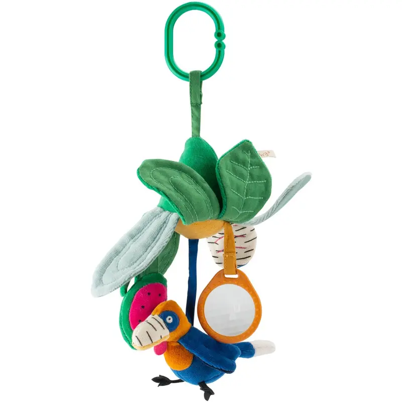 Moulin Roty Aktivitetsblomst Med Ophæng - La Forêt Mawa 1