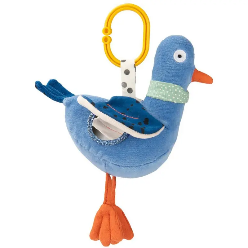 Moulin Roty Aktivitetstøjdyr Med Ophæng Duen Michel Puce & Pilou 1