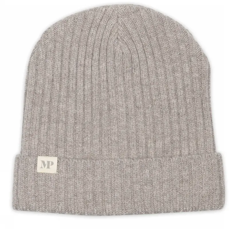 Mp Danmark Light Brown Melange Uppsala Beanie 1