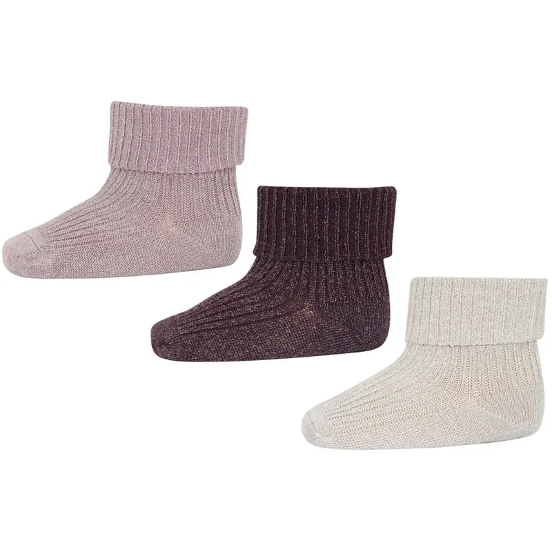 Mp Danmark Lupine Ida Glitter Strømper - 3-Pack 1