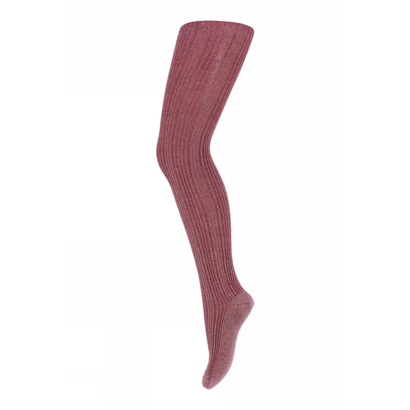 Mp Danmark Maroon Celosia Glitter Strømpebukser 1