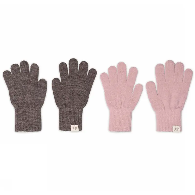 Mp Danmark Mix Denver Mel Alt Rosa Comfy Handsker 2-Pak 1