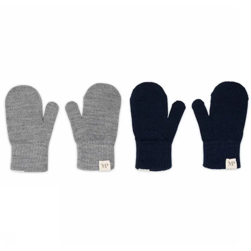 Mp Danmark Mix Light Grey Mel Blue Comfy Vanter 2-Pak 1