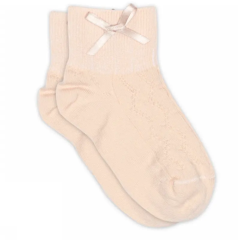 Mp Danmark Pink Champagne Una Short Strømper - Bow 1