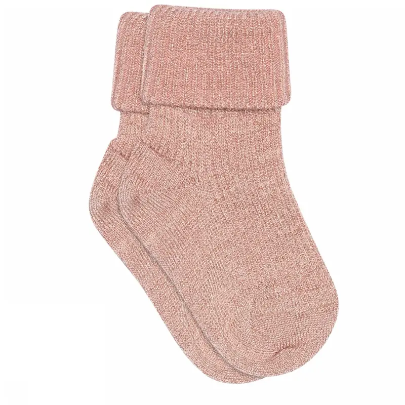 Mp Danmark Silver Pink Ida Glitter Strømper 1