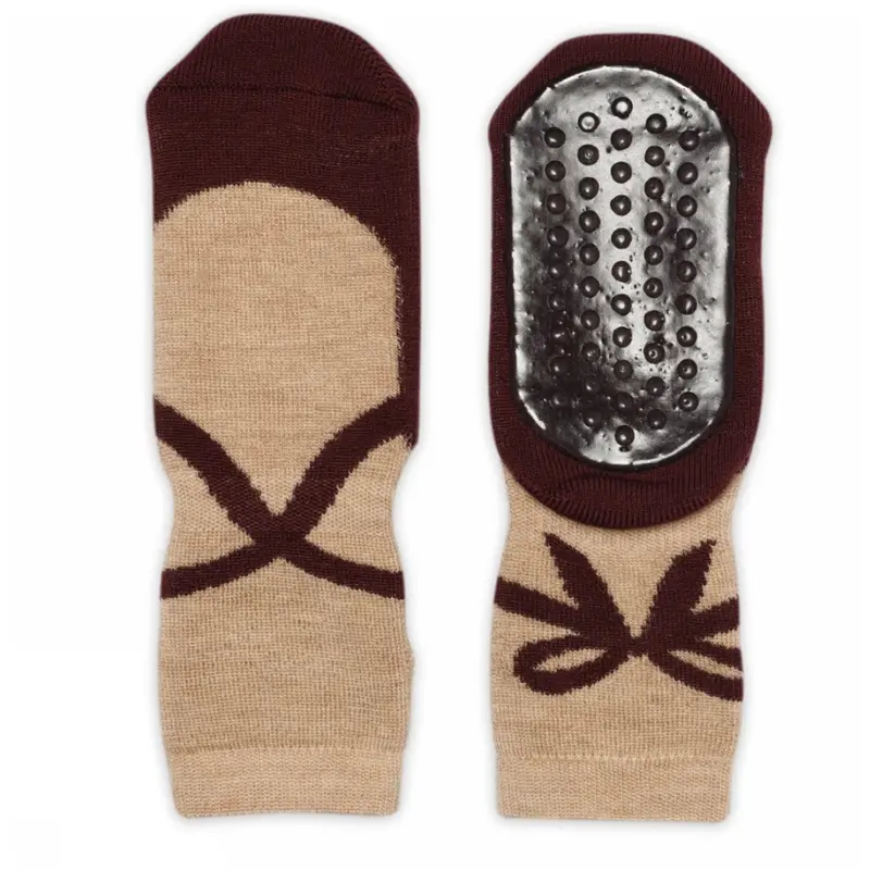 Mp Danmark Wine Red Kaia Strømper Anti-Slip 1