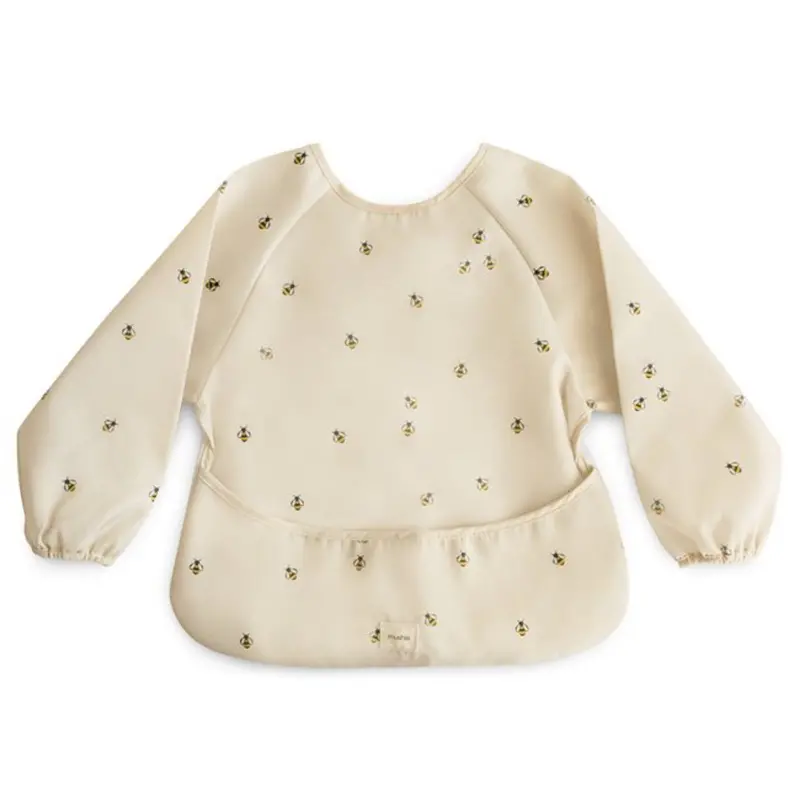 Mushie Bees Long Sleeve Hagesmæk 1