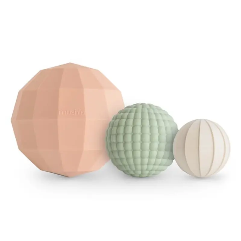 Mushie Blush Nesting Spheres Sanselegetøj 1