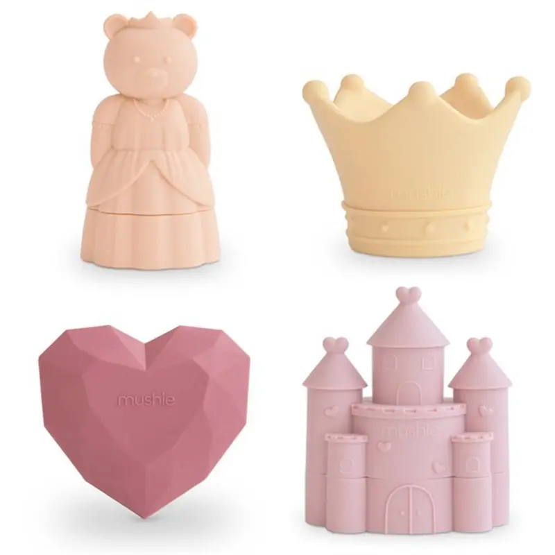 Mushie Princess Badelegetøjssæt 4-Pak 1