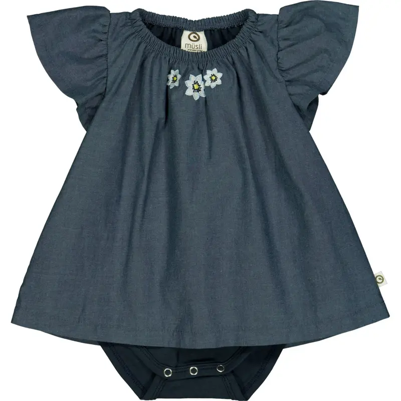 Müsli Chambray Daisy Kjole Body 1