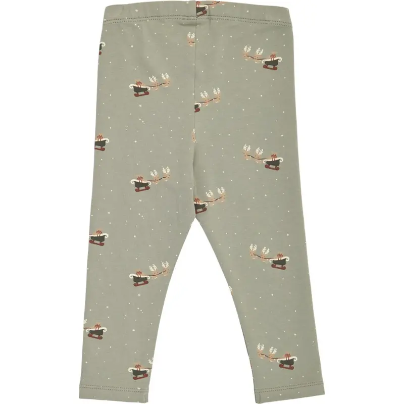 Müsli Shadow/ Deep Green/ Balsam Cream Christmas Leggings Baby 2